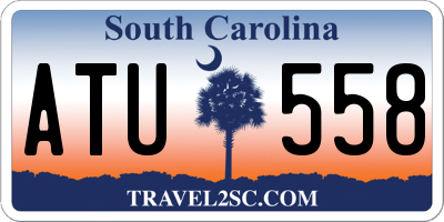 SC license plate ATU558
