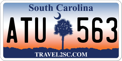SC license plate ATU563