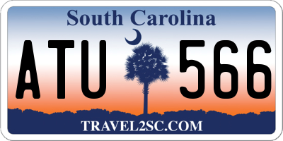 SC license plate ATU566