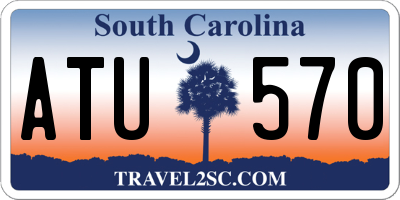 SC license plate ATU570