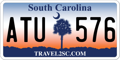 SC license plate ATU576