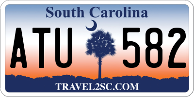 SC license plate ATU582