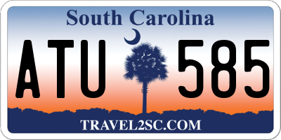 SC license plate ATU585