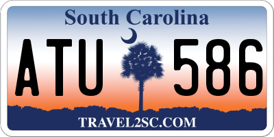 SC license plate ATU586