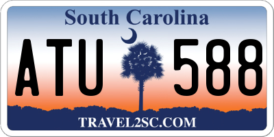 SC license plate ATU588