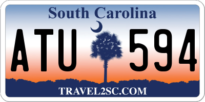 SC license plate ATU594