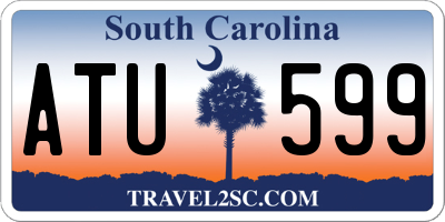 SC license plate ATU599