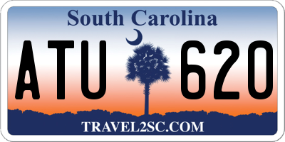 SC license plate ATU620