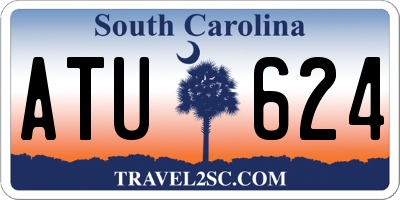 SC license plate ATU624