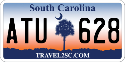 SC license plate ATU628