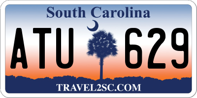SC license plate ATU629