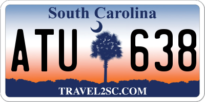 SC license plate ATU638