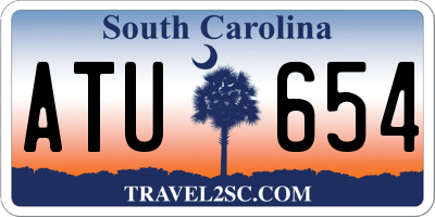 SC license plate ATU654