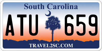 SC license plate ATU659