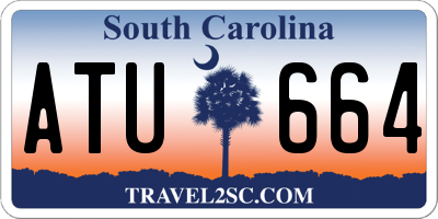 SC license plate ATU664