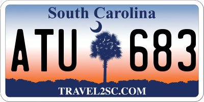 SC license plate ATU683