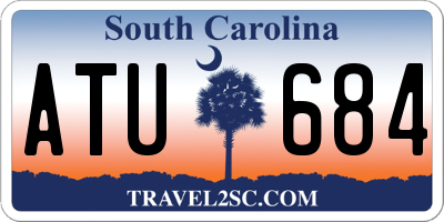 SC license plate ATU684
