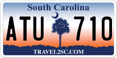 SC license plate ATU710