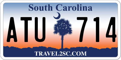 SC license plate ATU714