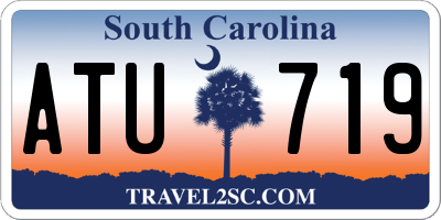 SC license plate ATU719