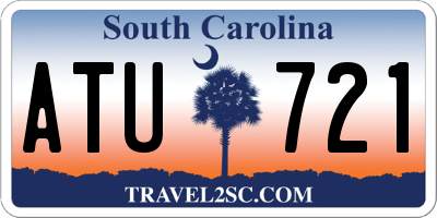 SC license plate ATU721