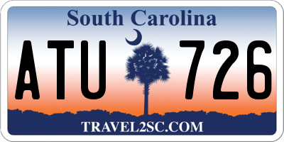 SC license plate ATU726