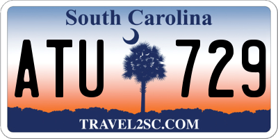 SC license plate ATU729