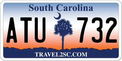 SC license plate ATU732
