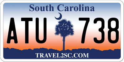SC license plate ATU738