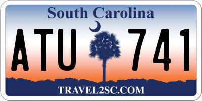 SC license plate ATU741