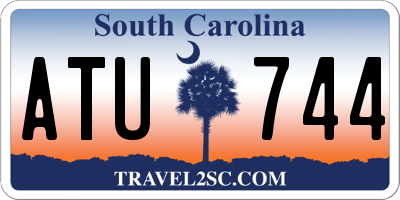 SC license plate ATU744