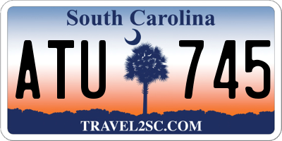 SC license plate ATU745
