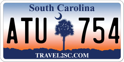 SC license plate ATU754