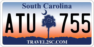 SC license plate ATU755