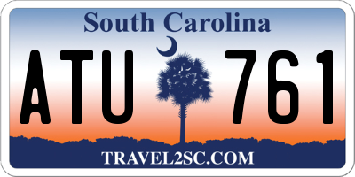 SC license plate ATU761