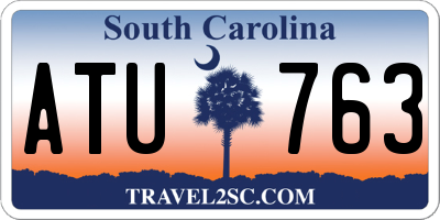 SC license plate ATU763