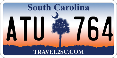 SC license plate ATU764