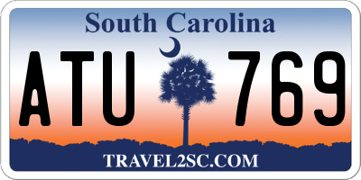 SC license plate ATU769