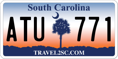 SC license plate ATU771