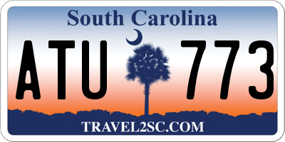 SC license plate ATU773