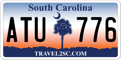 SC license plate ATU776