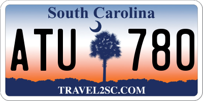SC license plate ATU780