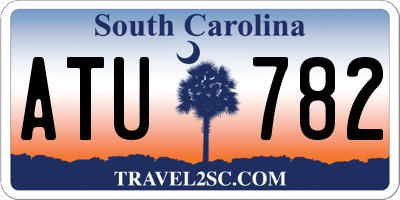 SC license plate ATU782