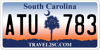 SC license plate ATU783