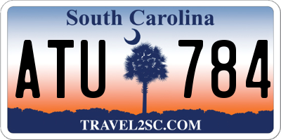 SC license plate ATU784