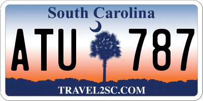 SC license plate ATU787