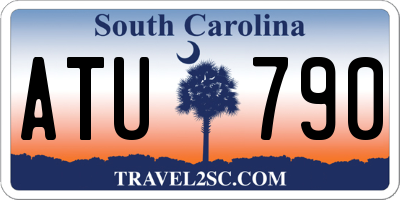 SC license plate ATU790