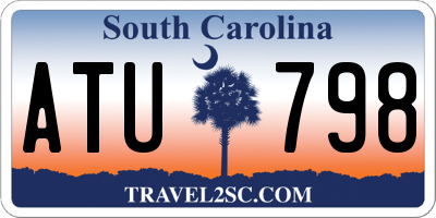 SC license plate ATU798