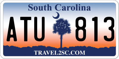 SC license plate ATU813
