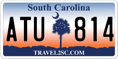 SC license plate ATU814